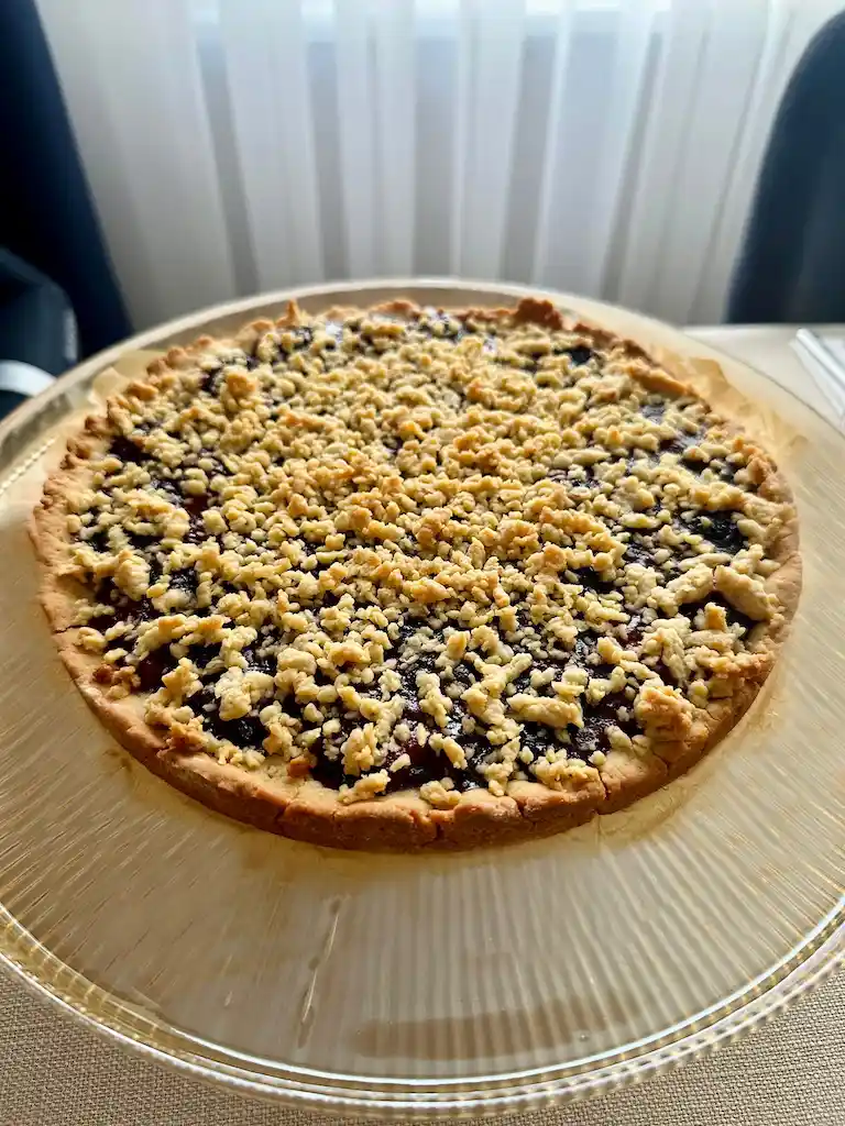Böğürtlen ve Çilekli Tart