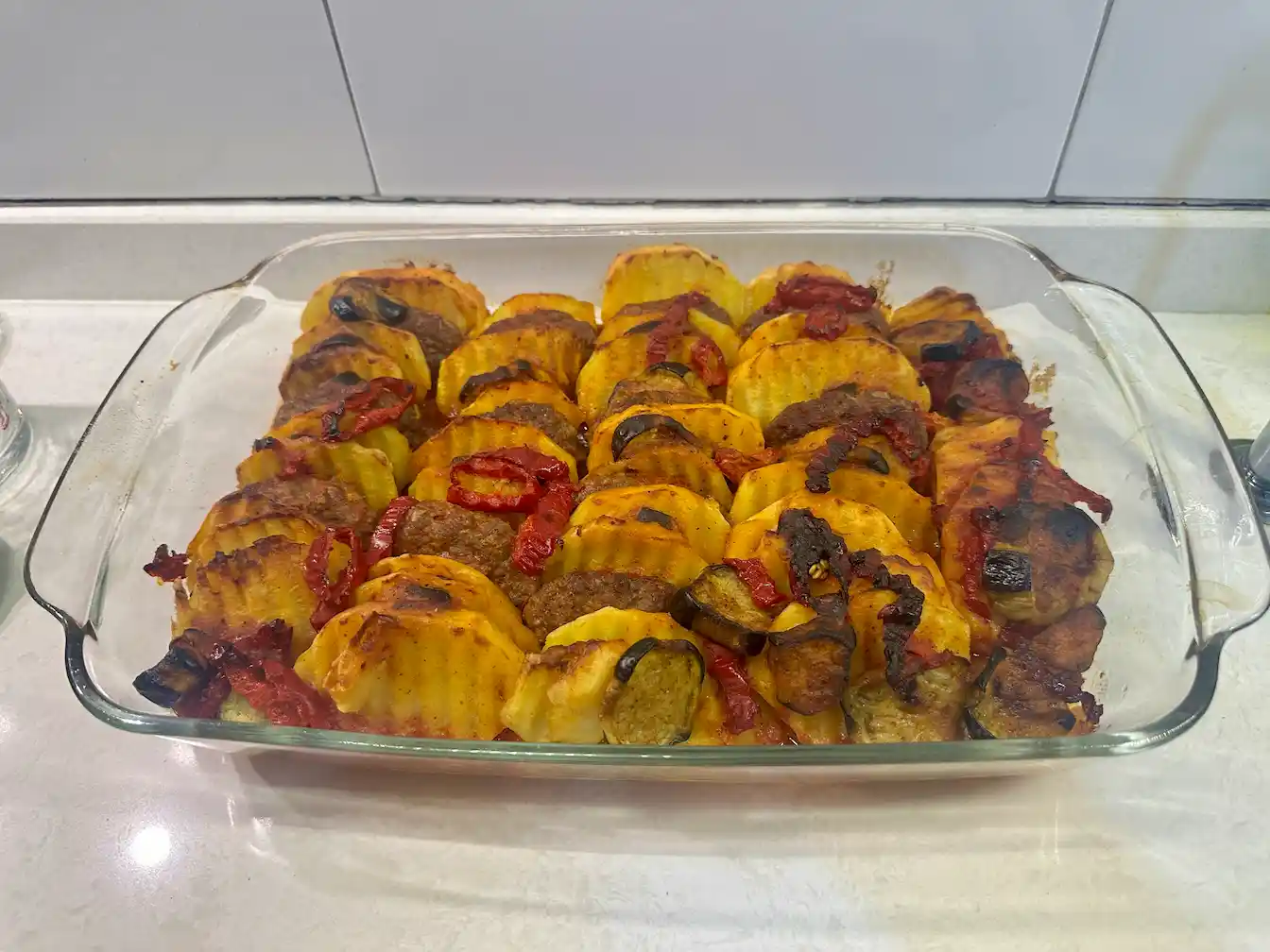 Fırında Sebzeli Köfte