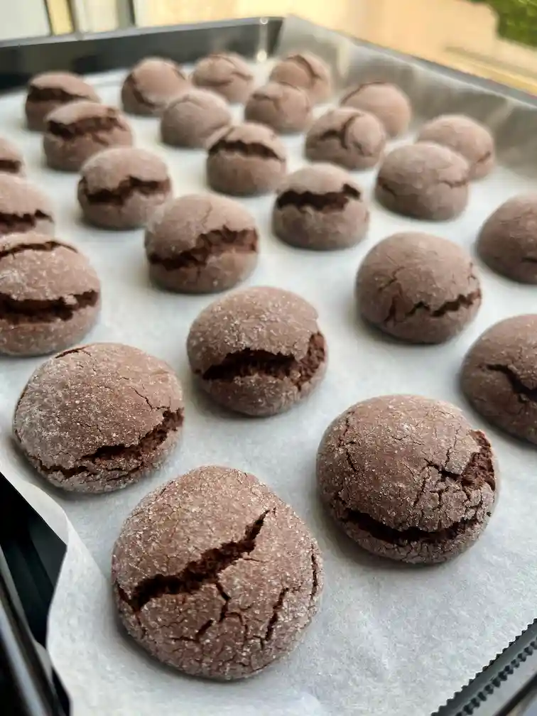 Kakaolu Çatlak Kurabiye