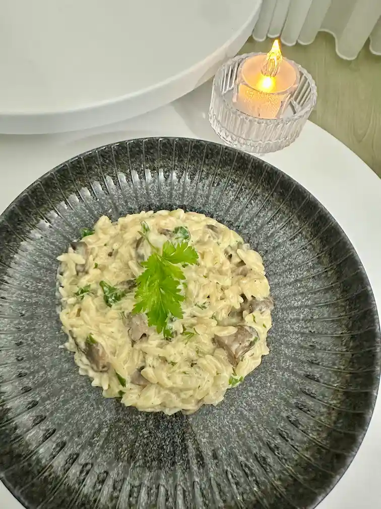 Mantarlı Arpa Şehriyeli Risotto