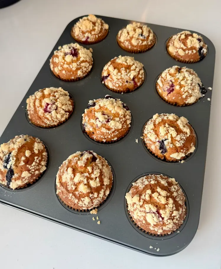 Orman Meyveli Crumble Muffin