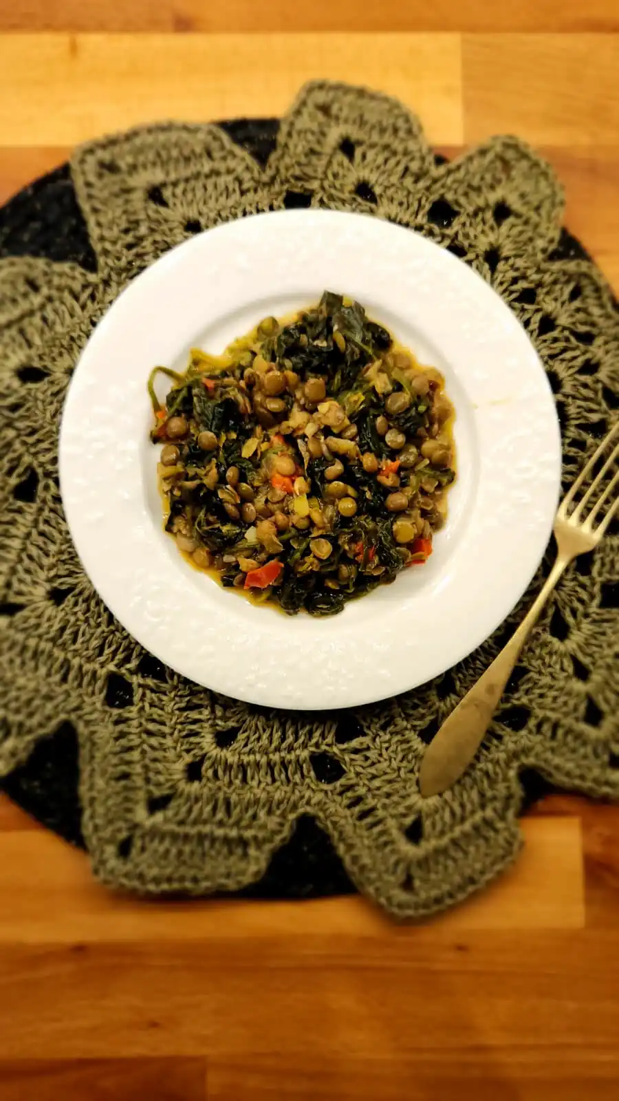 Yeşil Mercimekli Ispanak