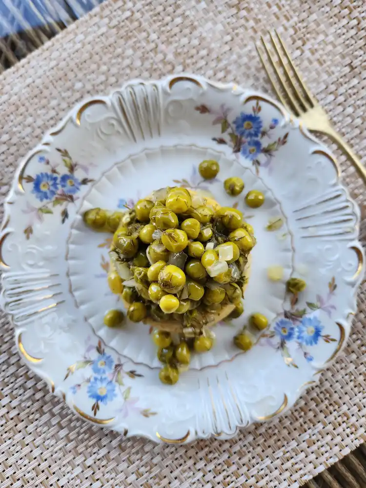 Zeytinyağlı Bezelyeli Enginar