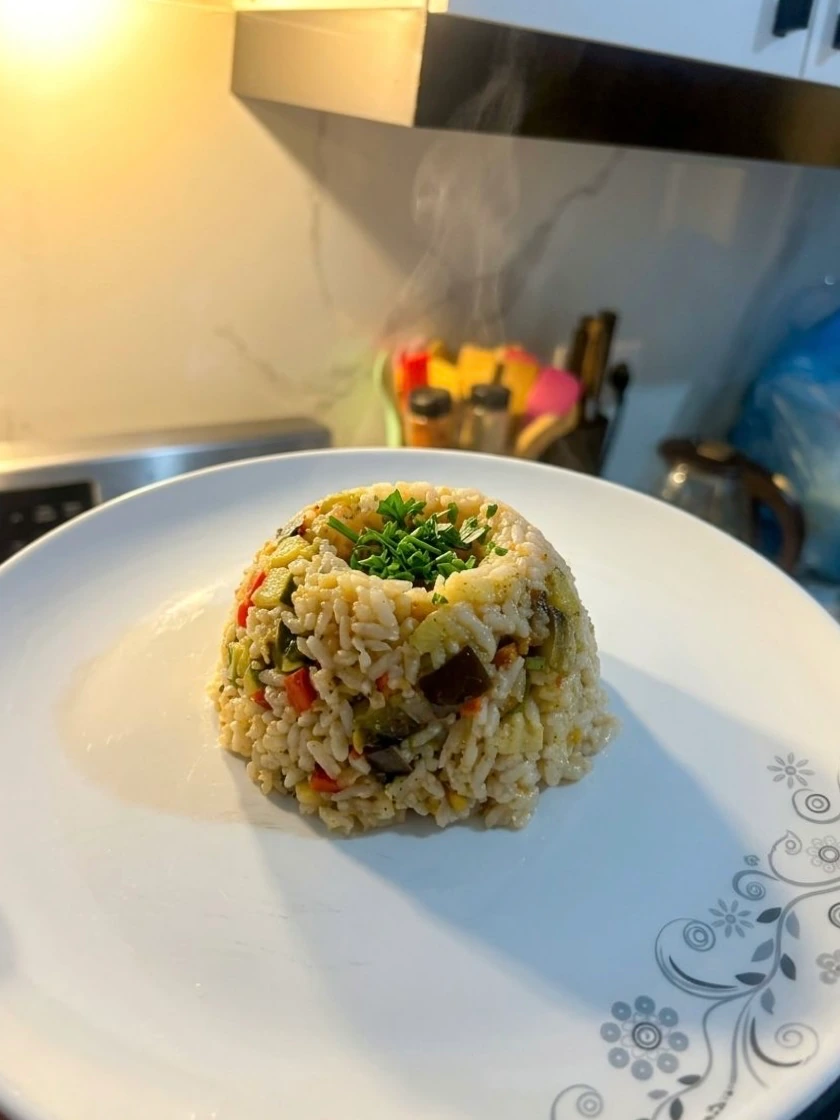 Patlıcanlı Pilav