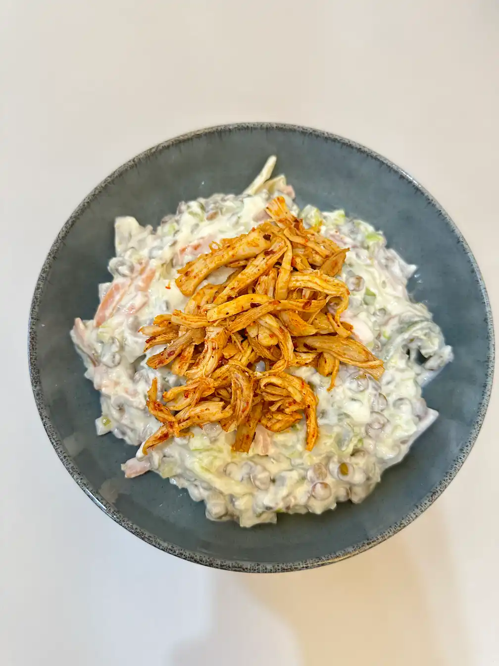 Yeşil mercimekli salata